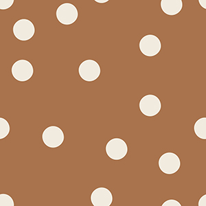 Indy Bloom Designs - Boho Polka Dot In Brown 1x1