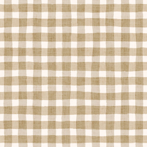 brown gingham 8×8