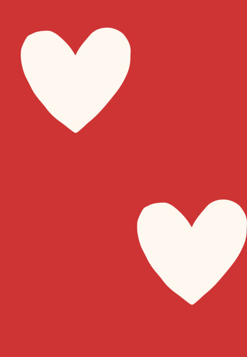 Indy Bloom Designs - Dotted Hearts In Red