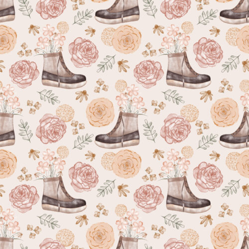 Floral Boots