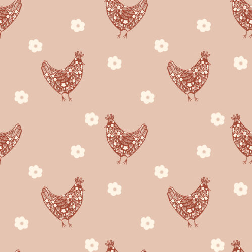 Floral Chicken