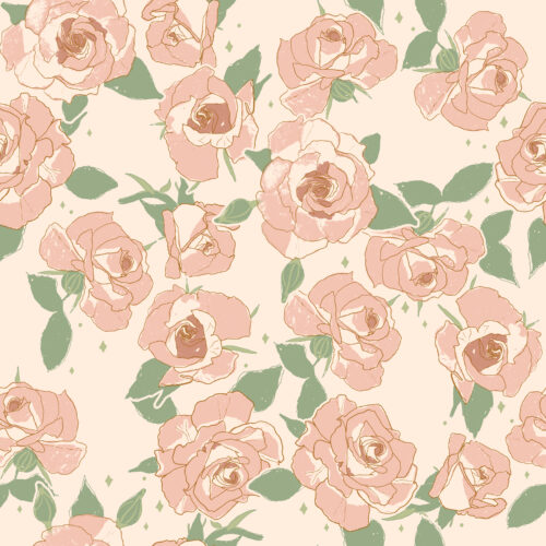 garden roses blush