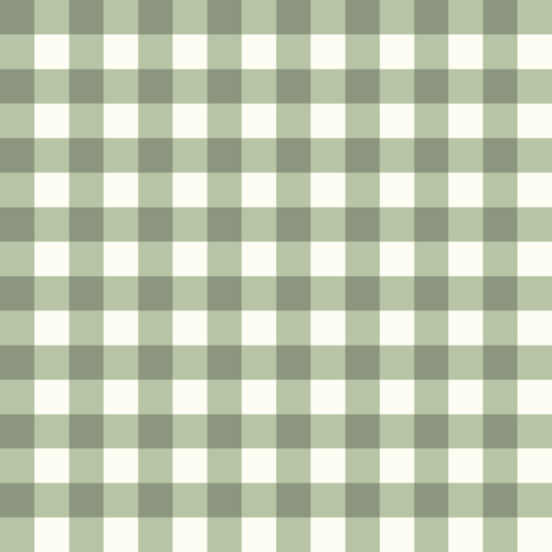 green gingham 8×8