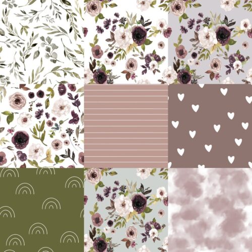Dusty Plum Florals
