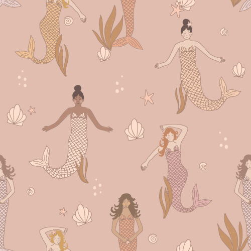 lets be mermaids mauve