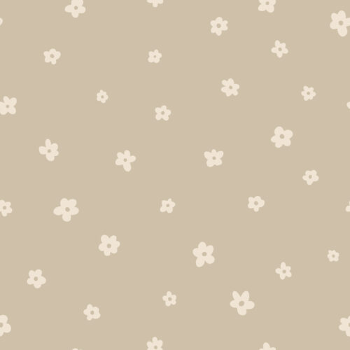 mini florals greige