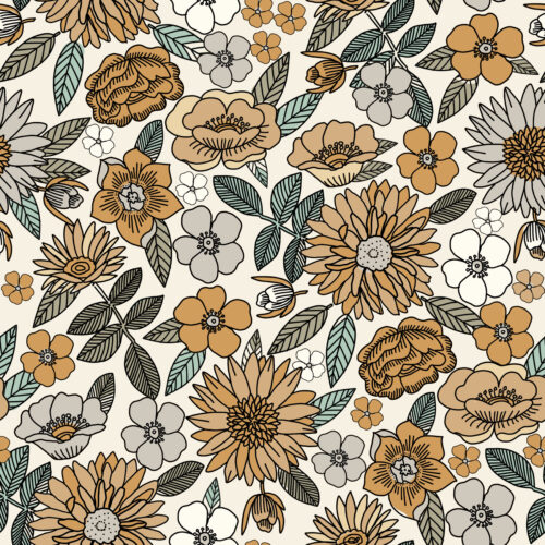 retro floral