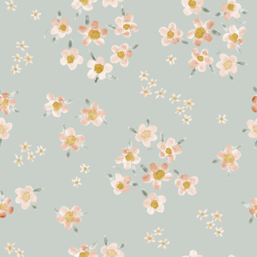 pocket full of posies dusty blue