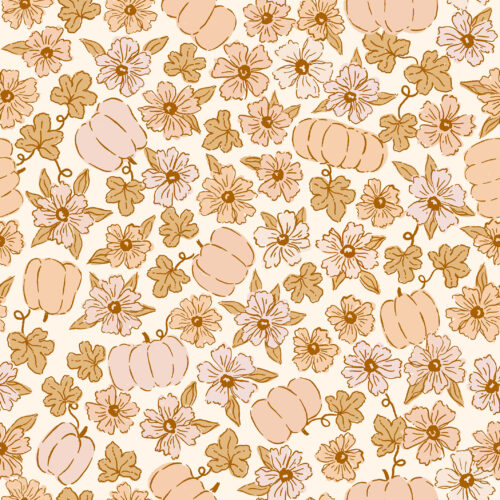 Eva Catharina - pumpkins in flowerbed