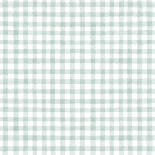 sage gingham 12×12