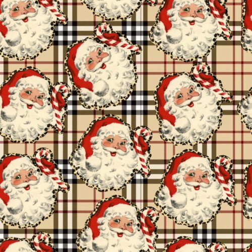Seamless Vintage santa