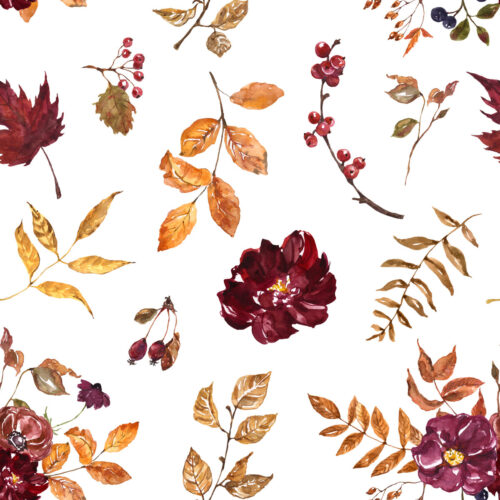 Fall burgundy
