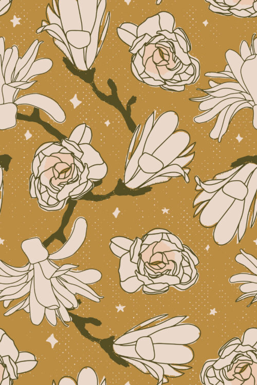 starry blooms golden
