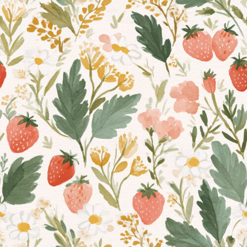 strawberry floral