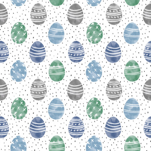 Watercolor eggs