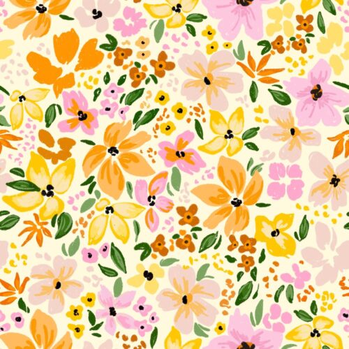 yellow floral