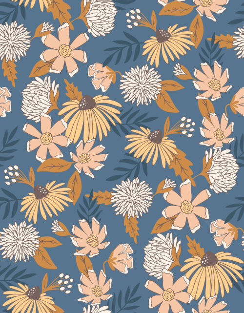Autumn Joy Blue