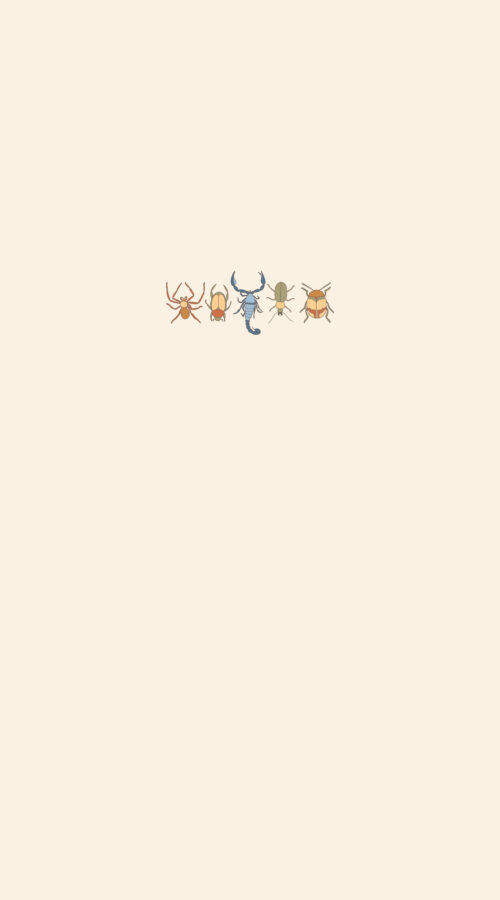 Autumn Joy Panel Bugs