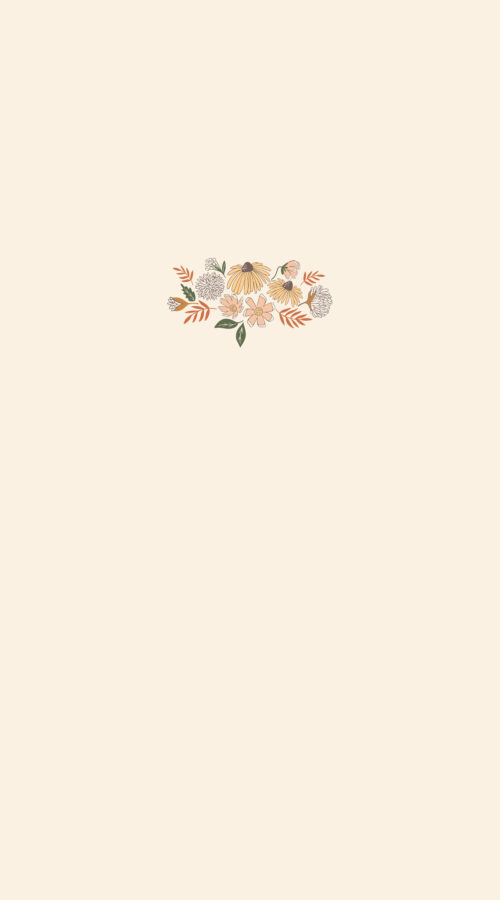 Autumn Joy Panel Flowers