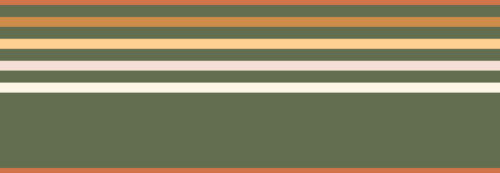Autumn Joy Retro Stripe Green