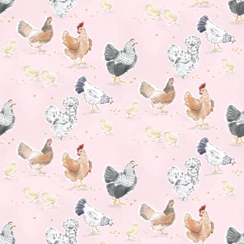 Chickens pink