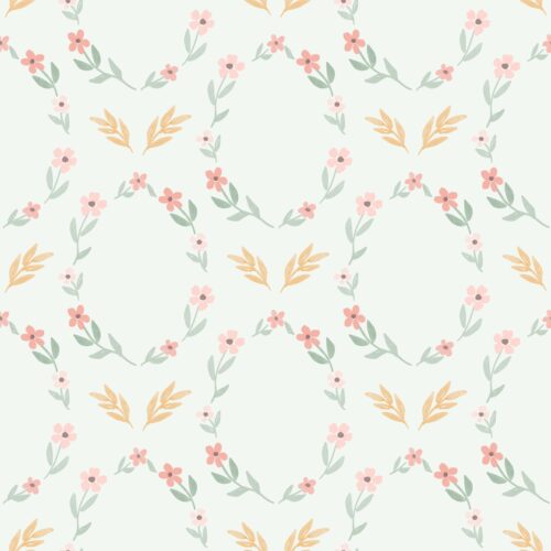 Light sage floral frames