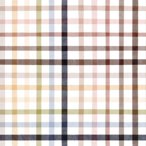 Multicolored watercolor plaid