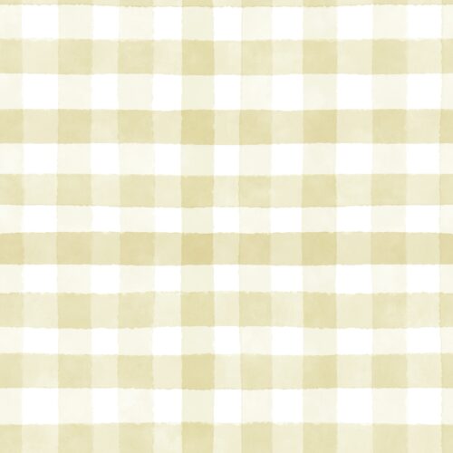 Watercolor gingham light yellow