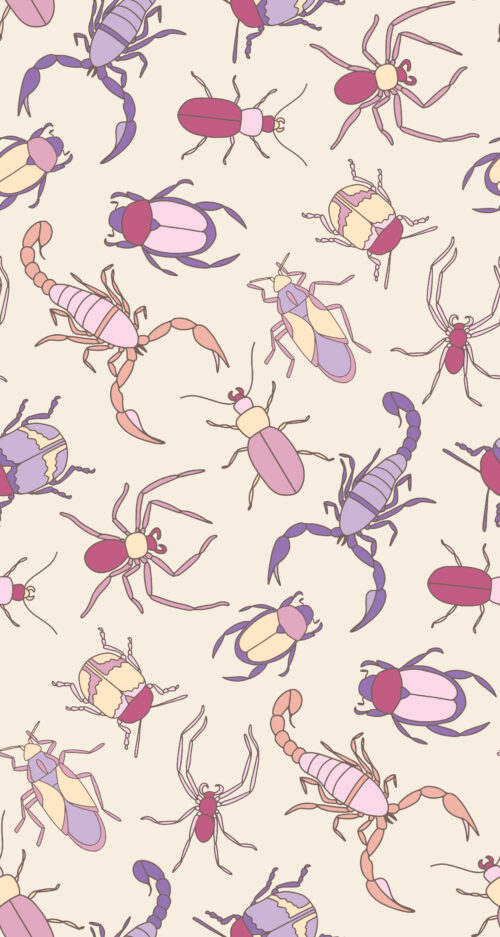 autumn joy Pink bugs