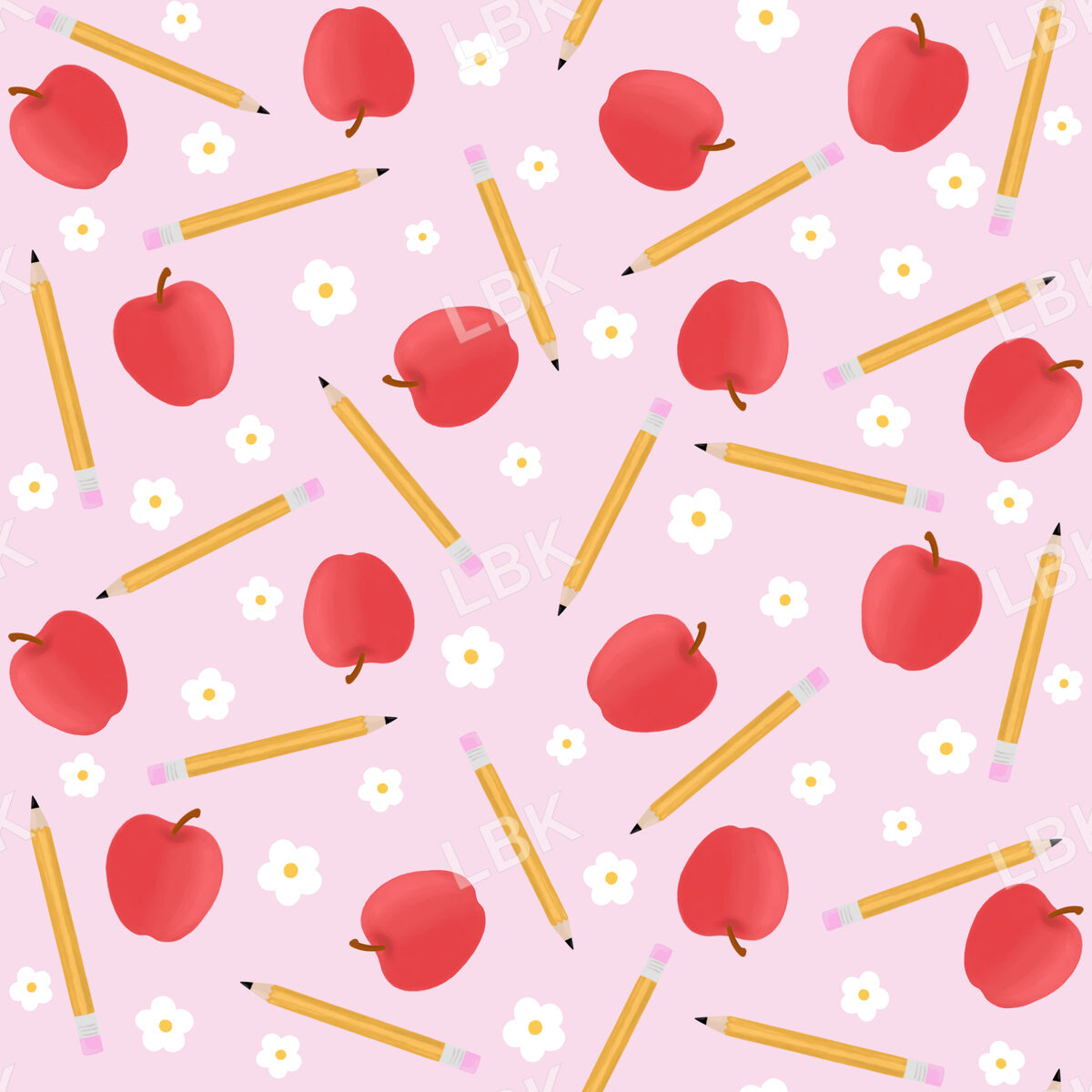 ApplePencilPink 12x12