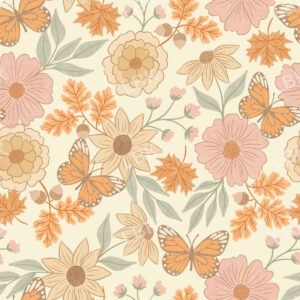 Fall Floral and Butterflies