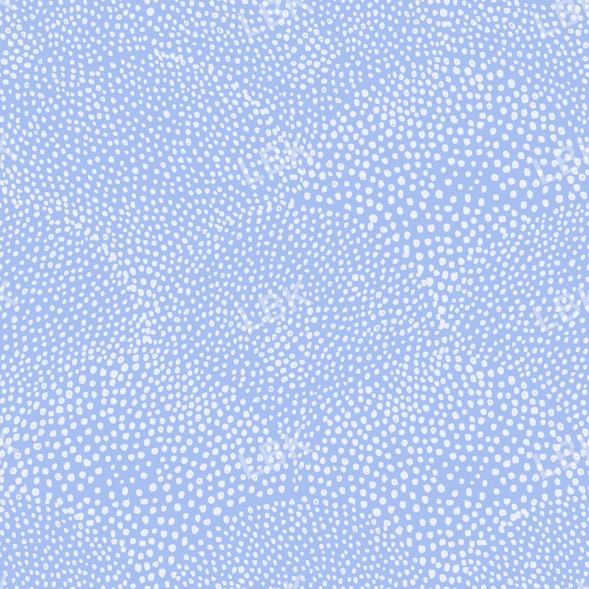 Dots- Periwinkle Blue Scallops