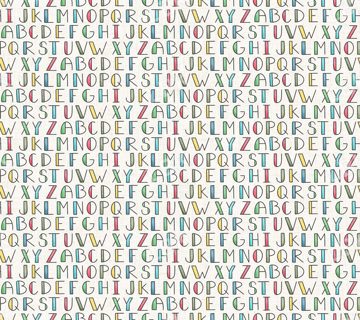 Book Worm Alphabet White