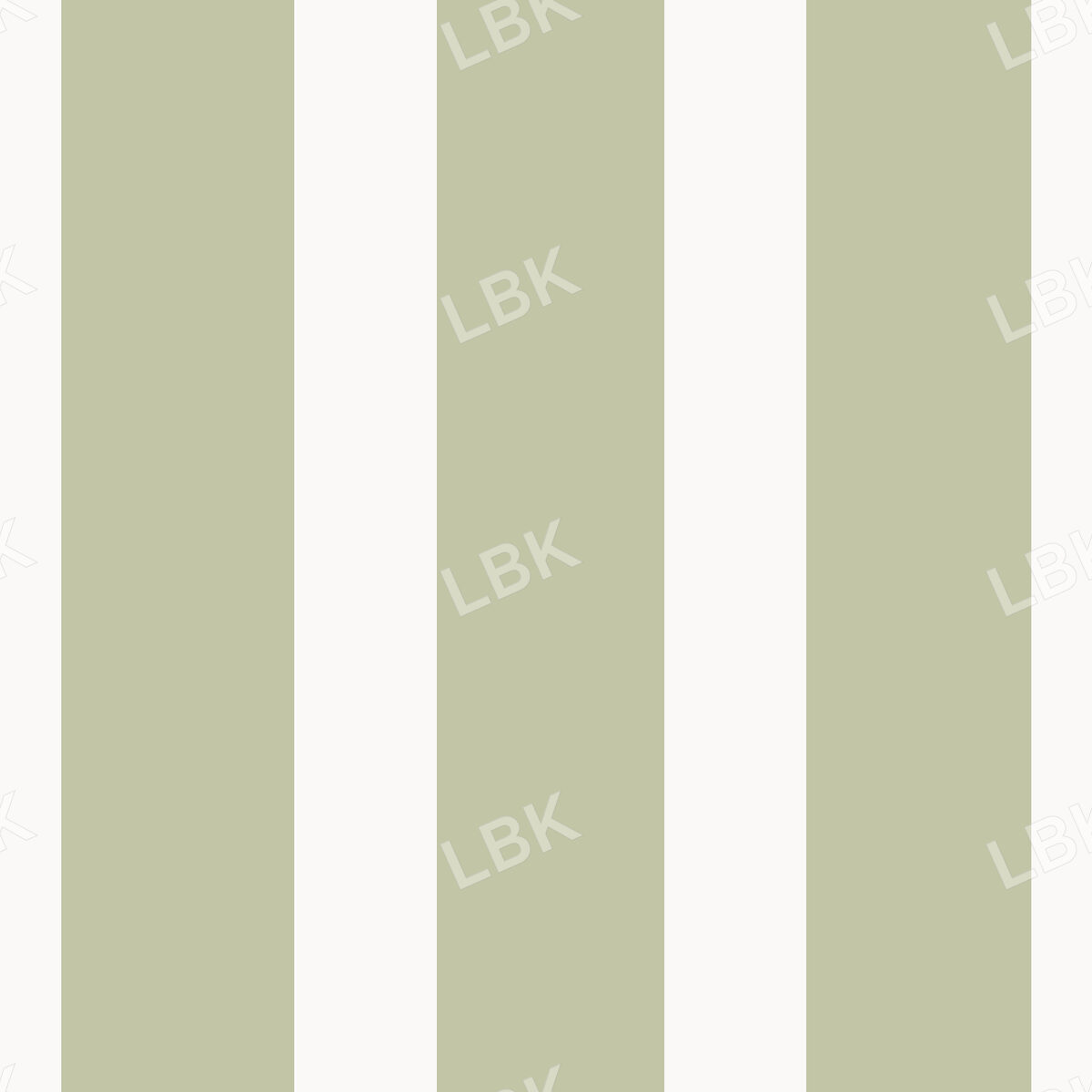 Classic Vertical Stripe Sage Green