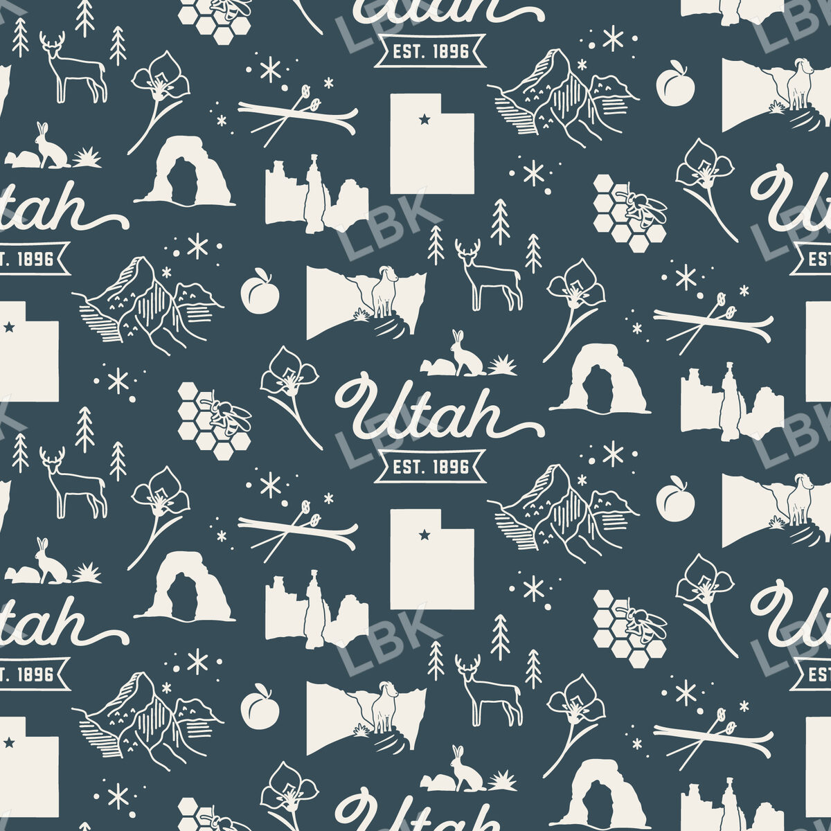 Utah-navy blue