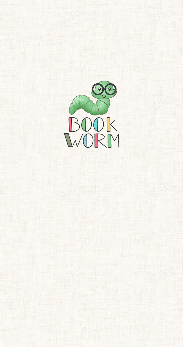 Book Worm Panel- Book Worm
