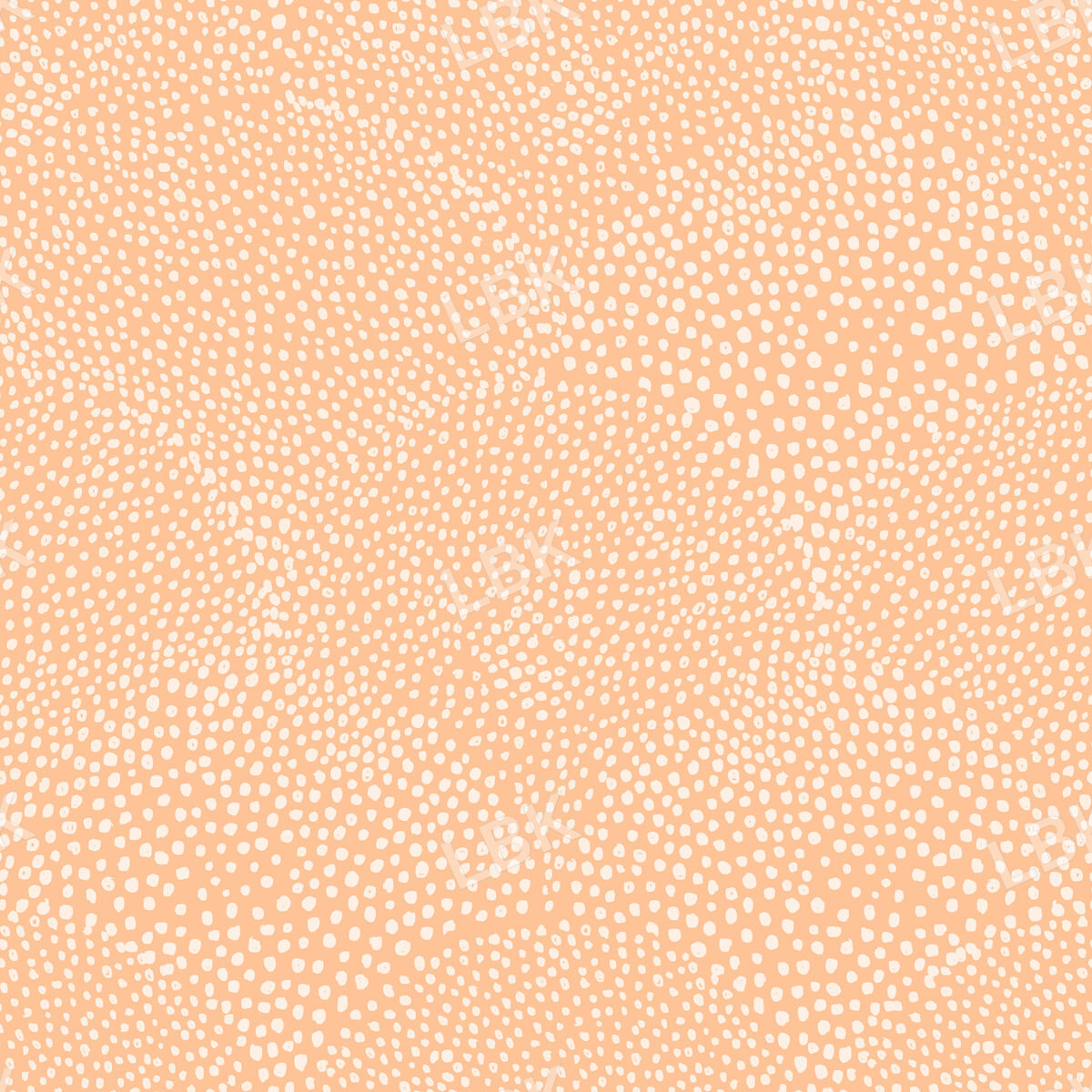 Dots- Peachy Scallops