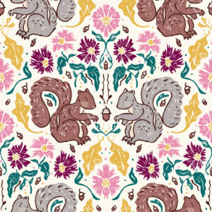 Nutmeg Squirrel Tapestry