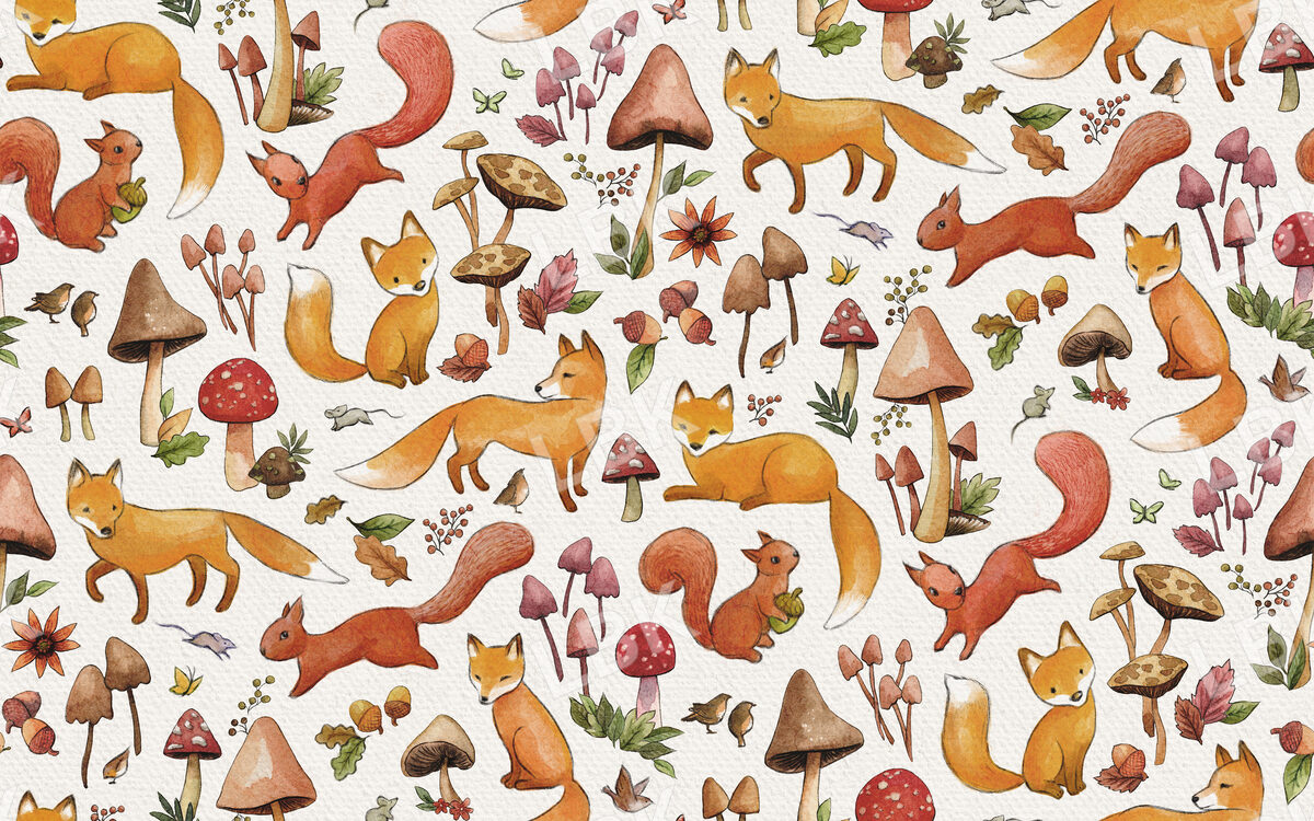 Foxes & Squirrels Fall Creatures