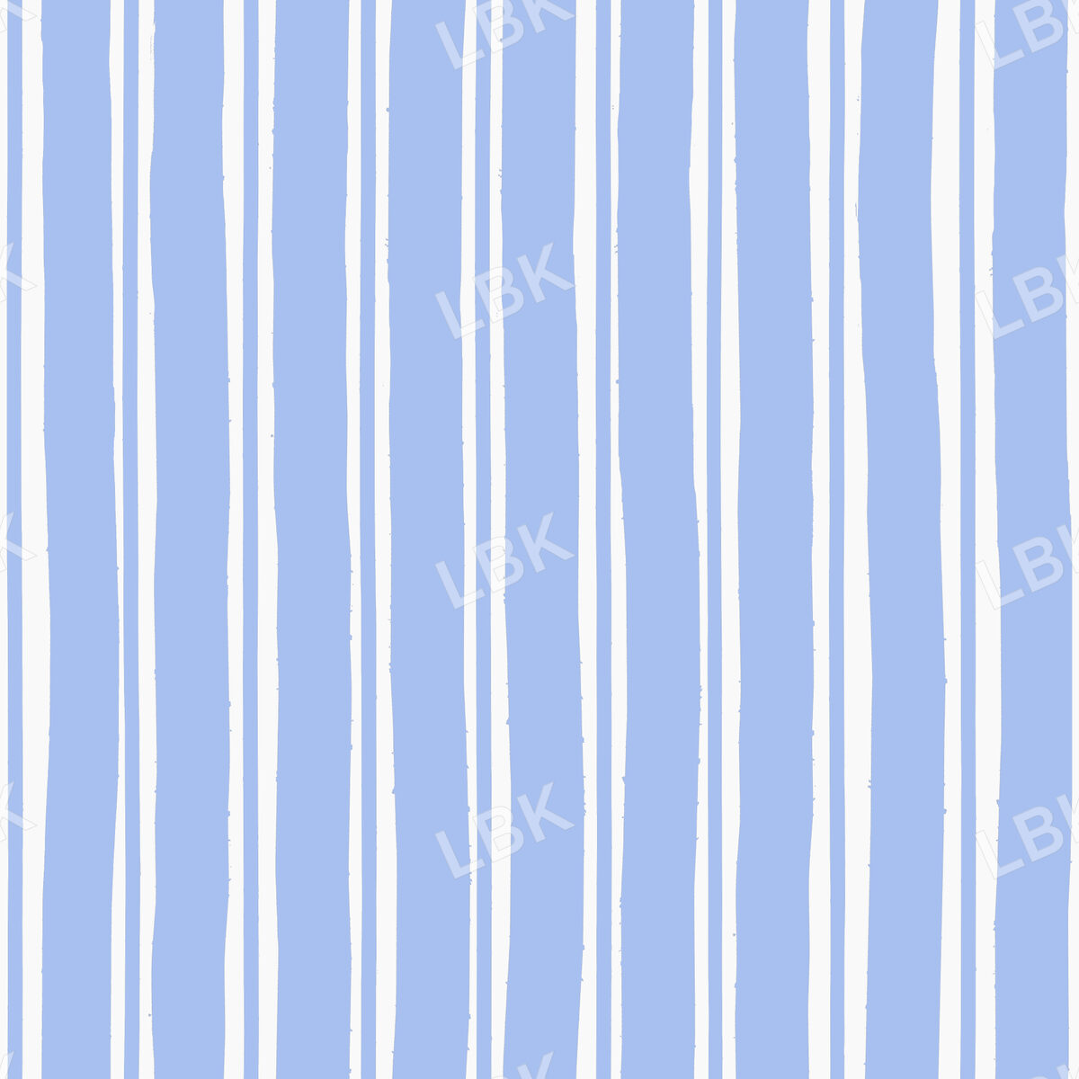 Thick Stripes- Periwinkle Blue