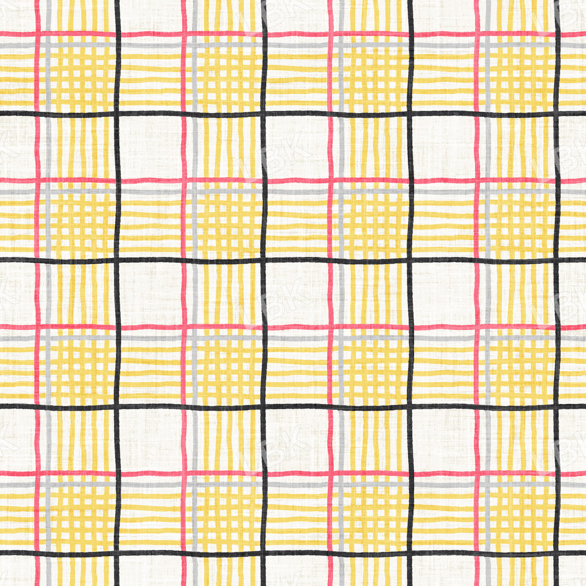 Book Worm Pencil Plaid