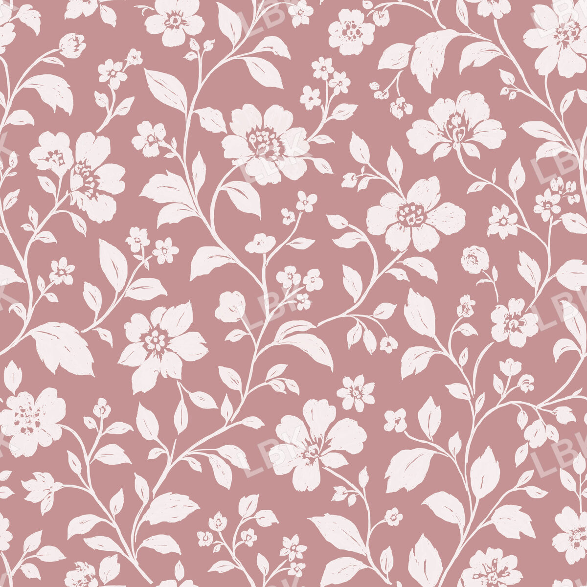 Floral Toile-Taupe
