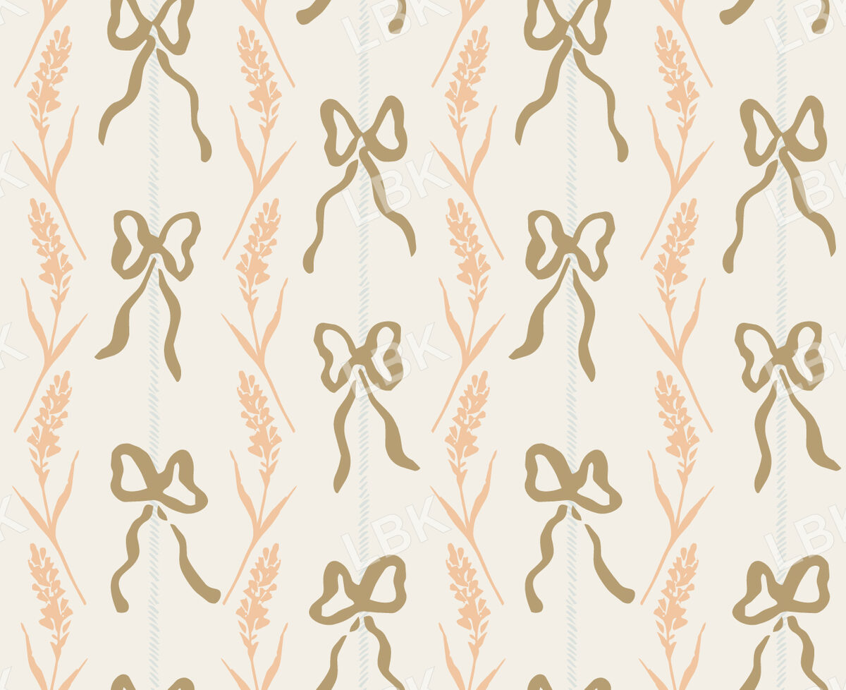 Ribbon and Wheat Stripe