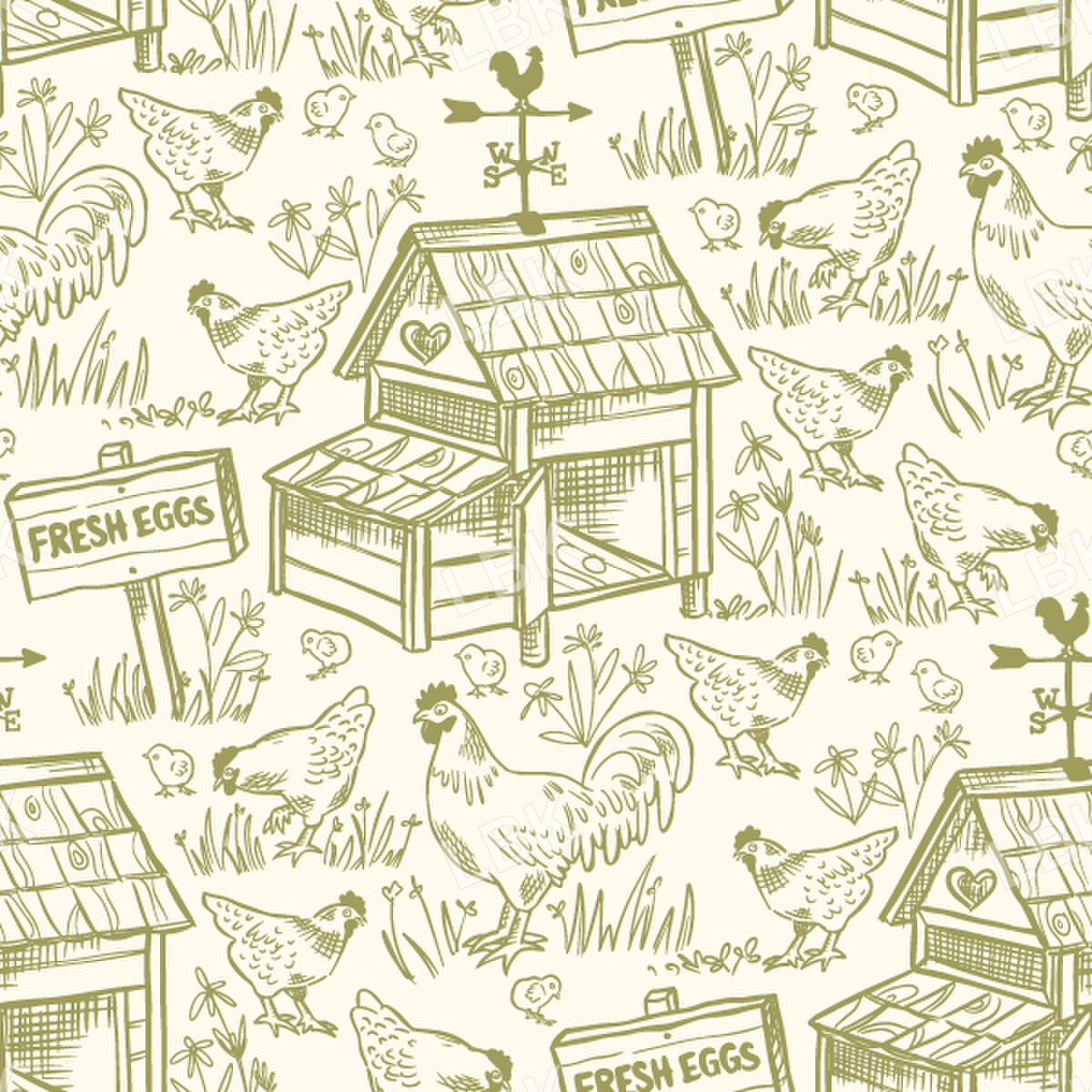 Chicken Coop Toile