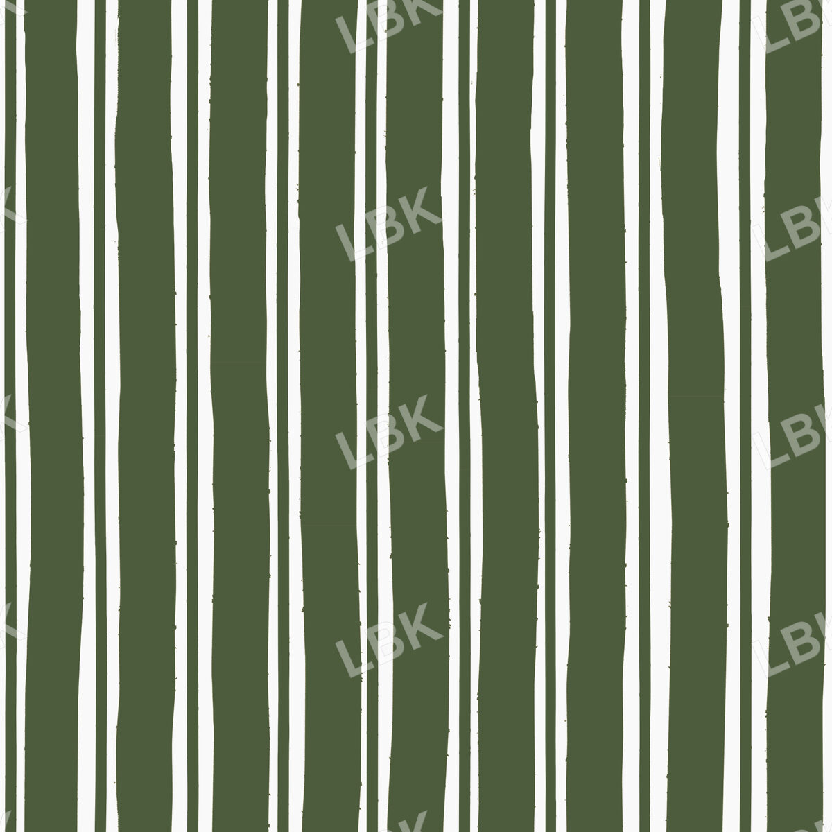 Thick Stripes- Dark Green