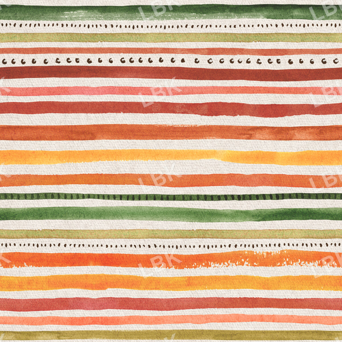 Autumnal Textured Stripes