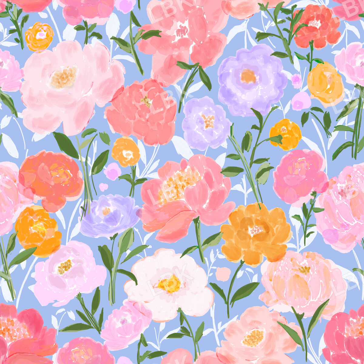 Wildbloom-Periwinkle Boho Wildflowers