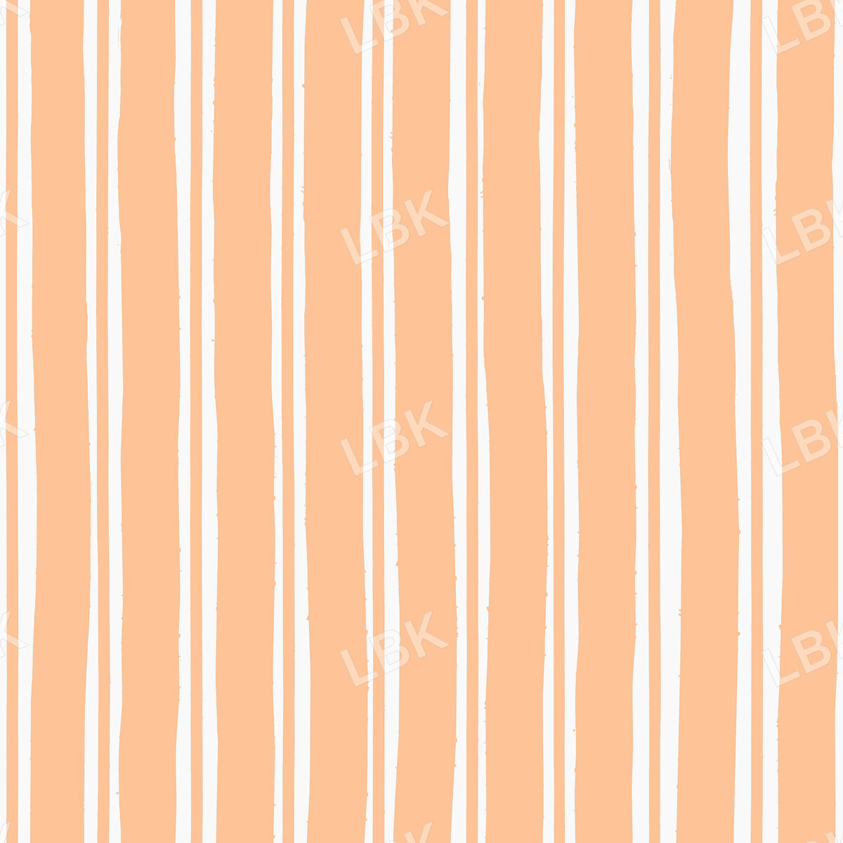 Thick Stripes- Peachy Yellow Orange
