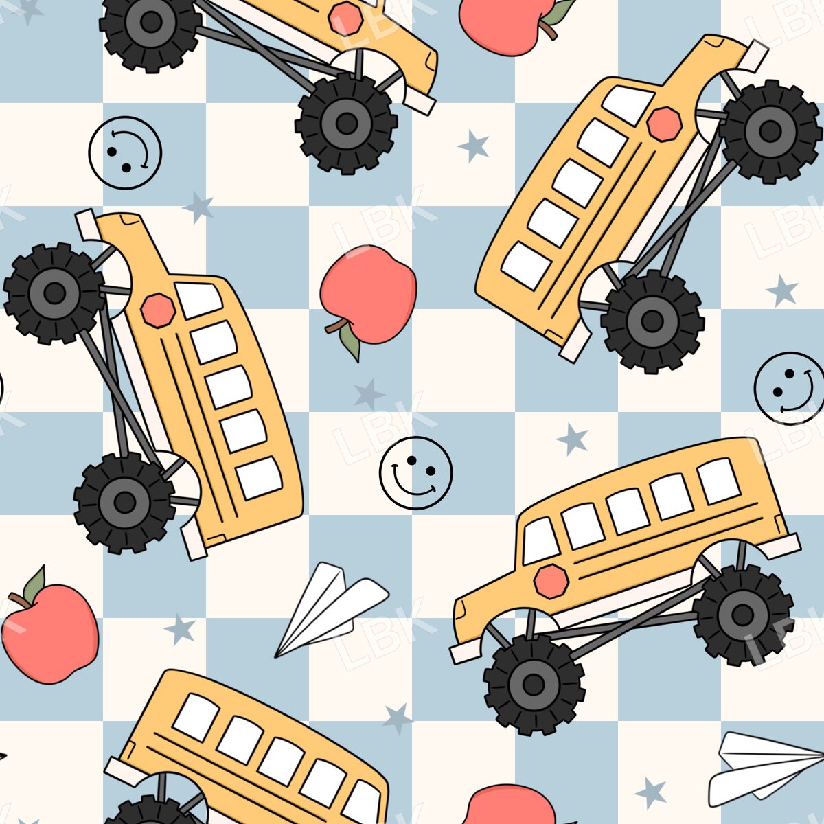 Monster Truck School Bus 8x8
