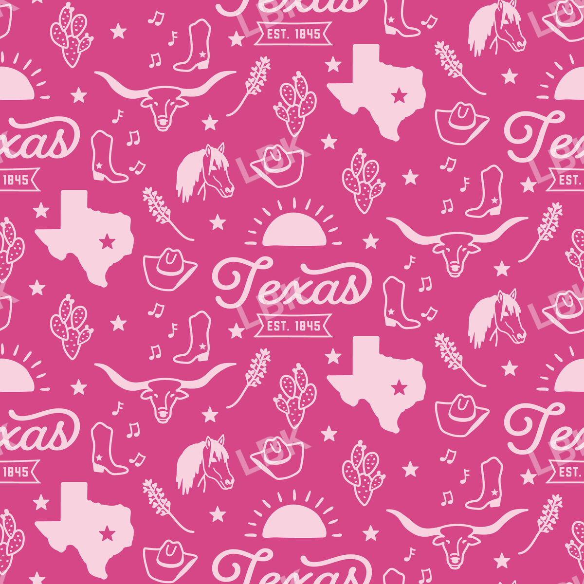 Texas-Bold Pink Light pink